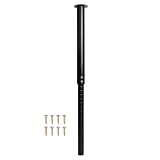 Glewi Gamba telescopica regolabile da tavolo 510-935 mm, supporto portatile in lega di alluminio per camper, barca, yacht per roulotte per interni camper