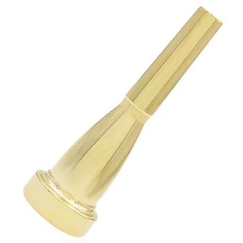 HEMOTON Metal Trumpet Mouthpiece Precision Tone Comfortable Replacement Part for Trumpets Gold