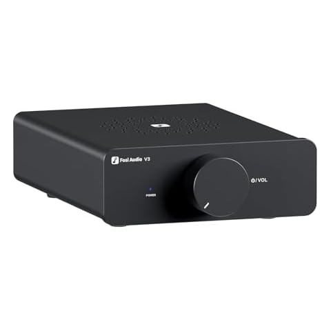 Fosi Audio V3 300W Stereo Amplifier with Custom Op-Amp Cover