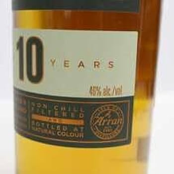 【新品】アラン 10年 700ML 46% ノンチルフィルター（箱付） 楽天市場】アラン シングルモルト 10年 (Arran Single Malt 10