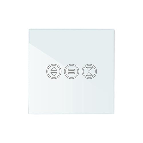 AYJYZHIAG Smart Life ZigBee 3,0, Interruptor Ciego de Cortina for persiana Enrollable, Asistente Motor eléctrico, Control por Voz Alexa(2 Pack)