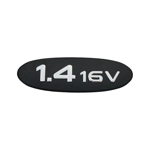 BSP571 Black 1.4 16V Logo Badge Monogram Emblem Compatible With R.enaul.t Clio MK2 X65 BB CB 1998-2016 7700438090