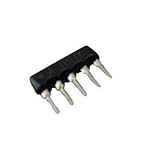 220Ω ±5% 1/8W 集合抵抗 抵抗アレイ 5本足（4bit） 10個入 ＜res-223＞