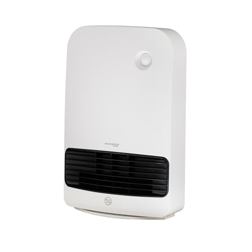 Iris Ohyama, Woozoo Chauffage d'appoint compact/Radiateur céramique mobile, Portée 90cm, 1500W, Détecteur de mouvement pour économies, Minuteur d'arrêt,...