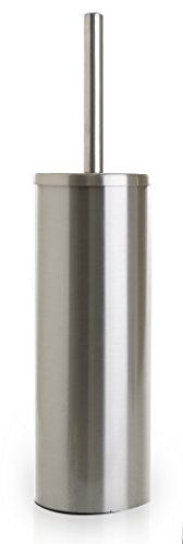 Bino 'Mona' Toilet Brush & Holder With Removable Drip Cup, Brushed Nickel #TOP11