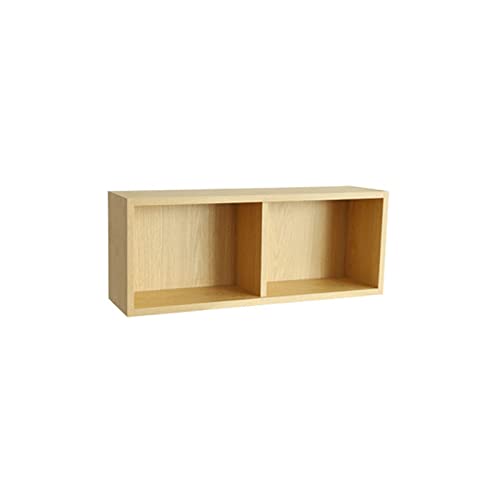 Étagère murale en bois à plusieurs compartiments de petite taille modèle A pour salon et bureau