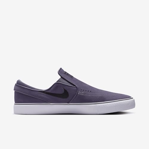 Nike SB Janoski+ Slip Skate Shoes (FN5893-500, Dark Raisin/Dark Raisin/White/Black) Size 9.53