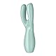 Satisfyer, Vibrator, Auflegevibrator, ’Threesome 3’, 14 cm, 3 Motoren, für Klitoris- und Schamlippenstimulation, Farbe:Mint