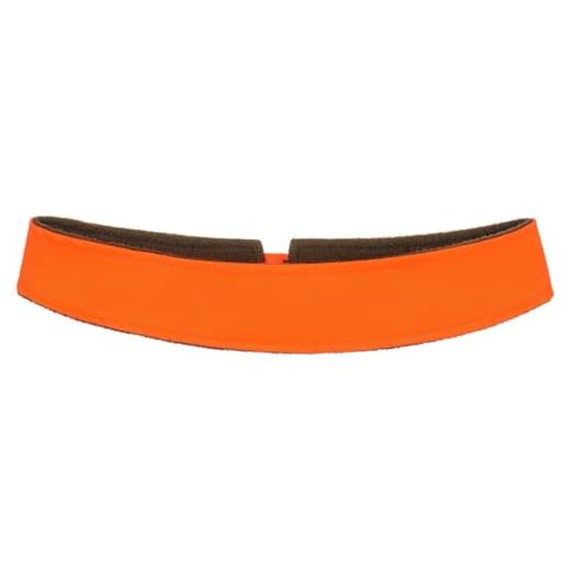 Lipodo Signalband für Hüte Hutband reflektierend Fleecefutter Damen und Herren Sommer Winter Neonorange One Size