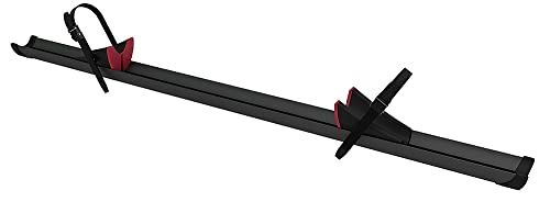 Fiamma Rails de Toit Premium XL en Noir Profond avec Patins antidérapants pour Porte-vélo