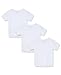 Little Me Baby Clothes Side Snap 3-Pack of Tee Shirts, Medium fits 12-16 lbs and 24-27 inches