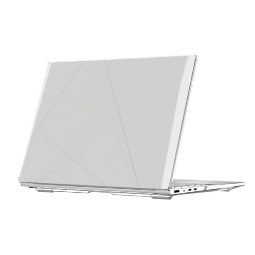 Image of Saco Hard Shell Case for ASUS Zenbook 14 (UX3405) 14-Inch (2025-2024) Laptop - Protective Snap-On Cover, Scratch Resistant, Lightweight Armor Sleeve - Crystal Clear
