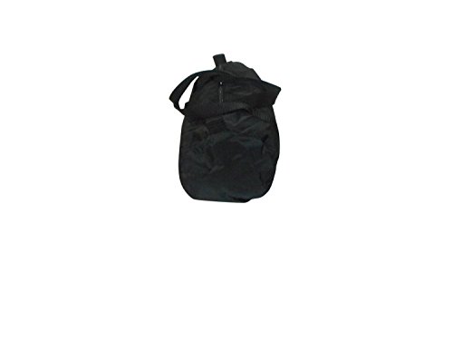 Duffle Bag Small Nylon 11 Inch width, Perfect for Work, Camping, Beach; Water Resistant Made In USA. (Black)4