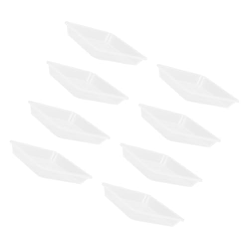 YOSADIER 8個 正方形プランター受け皿 厚底で水漏れ防止 強化ベースで床や家具を保護 シンプルで洗練されたデザイン 室内外の鉢植えに