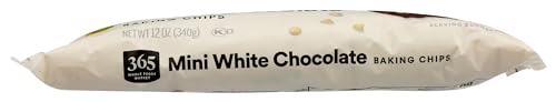 365 by Whole Foods Market, Chocolate Chips Mini White Chocolate, 12 Ounce (Pack of 4)