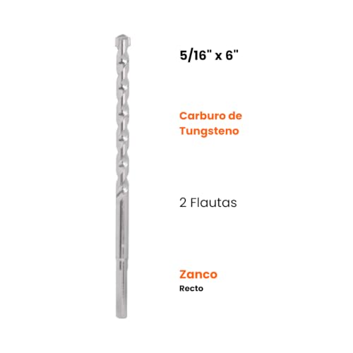 Broca para concreto 1/2 x 6 8 Imagen adicional