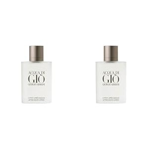 GIORGIO ARMANI Acqua Di Gio Pour Homme After Shave Lotion, 3.4-Ounce (Pack of 2)
