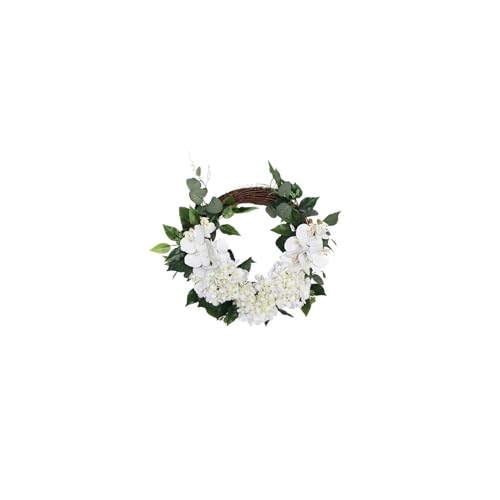 Couronne de décoration de Noël extérieure maison lot de 2