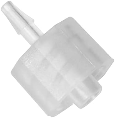 MEETOOT 10pcs Male Luer Lock 1/16" PP Hose Barb Adapter for Laboratory Biochemical/Analytical Instruments, Food Machinery and Aquarium Equipment