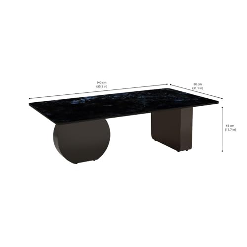 Image of Wakefit Center Table | 1 Yr Warranty | Coffee Table for Living Room Wooden, Tea Table for Living Room Wooden, Sofa Table, Free Installation from Brand, Modern Multi-Functional & Wobble-Free(Typica)