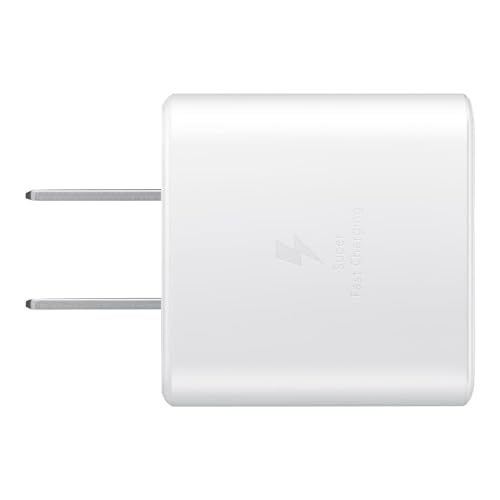 Samsung UK Travel Adaptor (45W with USB type C Cable) Black - EP-TA845XBEGCN