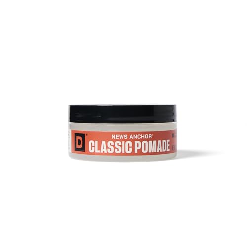 Duke Cannon Supply Co. News Anchor Classic Pomade for Men - 2 oz - Strong Hold Light Shine - Long-Lasting Water-Based Pomade