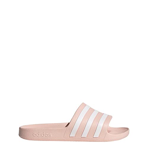 Image of adidas Women's Adilette Aqua Slides Sandal, Vapour Pink/Cloud White/Vapour Pink, 4.5 UK