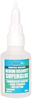 2 x 50g BOND IT Medium Viscosity Super Glue Adhesive Clear Cyanoacrylate