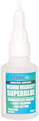 50g Bond It Medium Viscosity Super Glue Adhesive Clear Cyanoacrylate