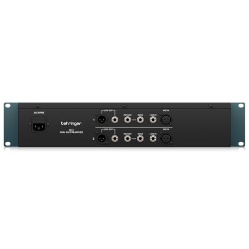 Behringer 1273 2-Channel Smart Microphone Preamplifier with 3-Band Equalizers