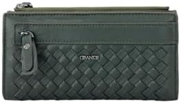 Louisiana Polo Grande Hakiki Deri Kadın Cüzdan Örgü 2760 (yeşil) - Görsel 1