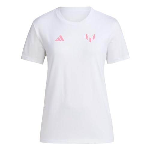 Adidas Messi T-Shirt Femme noir à manches courtes pour joueuses exigeantes cherchant le confort