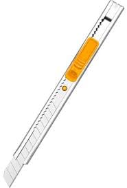 Snap-of kupa Cep Tip Ince Metal Maket Bıçağı Dar Maket Bıçağı A-1P Aluminyum Gövde Bıçak Otomatik Kilitli Profesyonel Falçata 9x80 LENTH:132 M