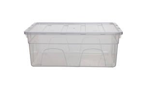 Pack Of 5 - 38cm / 10 Litre Plastic Storage Container Box's (Made In The U.K)
