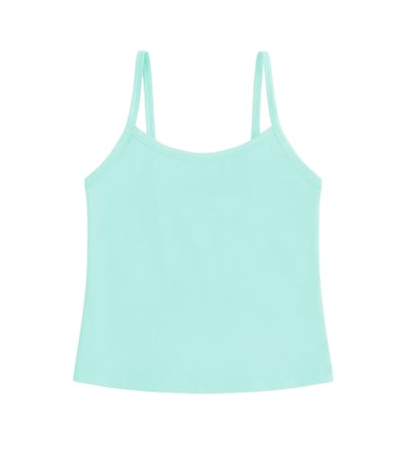 Image of Dreammonkey Girl's Full Sleeveless Camisole Tank Tops Kids Comfort Breathable Dance Tank Tops(Ages 2T-14Years)