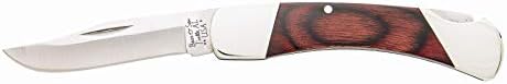 Bear & Son 205R Rosewood Midsize Lockback Knife, 3 3/4-Inch