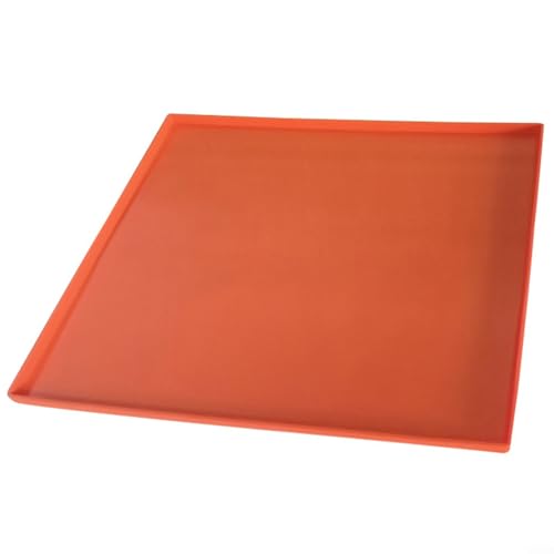 Tapis de barbecue réutilisable en silicone résistant à la chaleur et imperméable, offrant une poêle à frire et réduisant les efforts de nettoyage après la cuisson (71,1 cm)