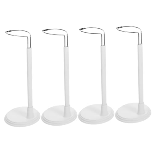 Abaodam 4pcs Doll Stand Holder 2-in-1 Display Organizer Perfect for Home Shop Supplies