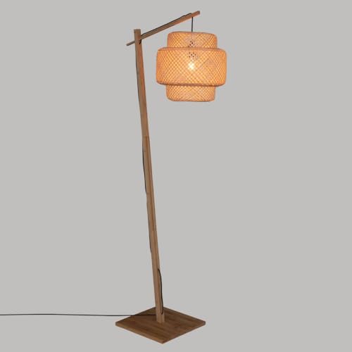 Lampadaire Liby bambou Atmosphera évite la lumière agressive - 4