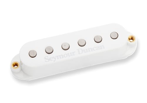 Seymour Duncan STK-S4M-W Humbucker Single Size Stack Plus Strat Pickup für E-Gitarre Weiß