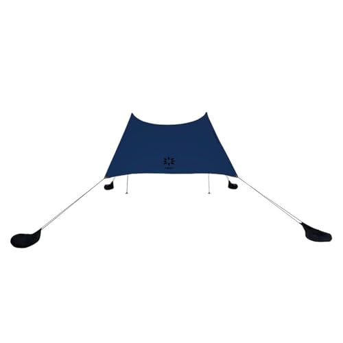 Image of Neso Grande Portable Beach Tent Sun Shelter - Lightweight Beach Shade Canopy - Easy Setup for Family Outings - Patented Reinforced Corners - UPF 50+ Sun Protection - 7ft Tall, 9 x 9ft