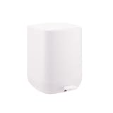 Relaxdays papelera de 9 L con cierre suave, cubeta extraíble con asa, pedal,...