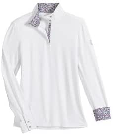 Blouse Dover Saddlery Coolblast Pour Femme, Taille XL, Bleu Aqua, Manches Longues