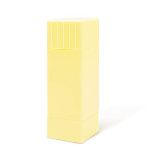 Tartineur de Beurre Rotatif de Type Épi de Maïs, Distributeur Uniformément sur Crêpes, Gaufres, Toasts (Jaune)