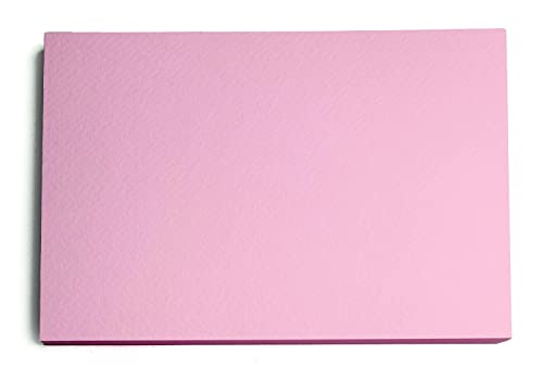 PPAPPAPPIYO 4x6 Blank Index Cards 50 Pack Premium 180gsm (Pink)