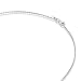 PAVOI Italian Solid 925 Sterling Silver Chain Necklace, 22K Gold Plated, 1.5mm Italian Diamond-Cut Cable Chain Necklace for Women and Men, MADE IN ITALY (18, White Gold)