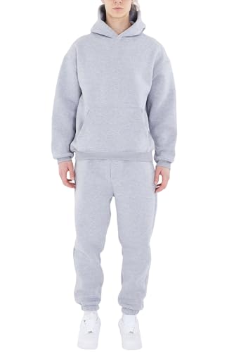 HHGKED Mens Sweatsuits 2 Piece Outfits Baggy Travel Vacation Fashion Clothes Casual Hoodie Jogging Track suits Sets