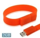 High-Tech Place Disque Flash USB 2.0 Bracelets Silicon 2 Go...