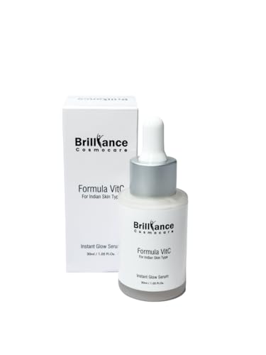 Brilliance Cosmocare Vitamin C Serum & Hyaluronic Acid for Glowing...