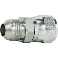 65041010 Straight Swivel Nut Connector, 7/8 in Male JIC x 7/8 in Female JIC (2 Pack)